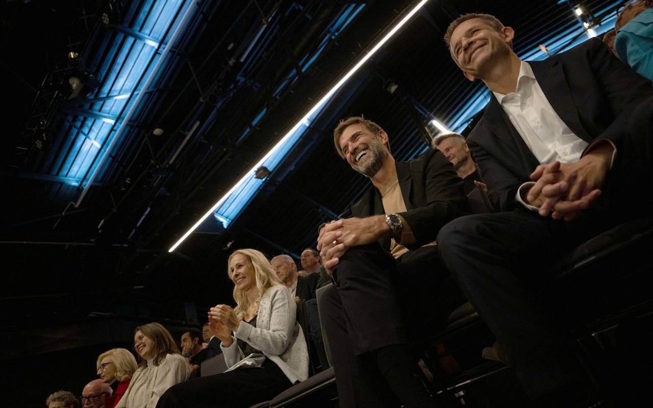 Jürgen Klopp bei der Verleihung des Walther-Bensemann-Preises