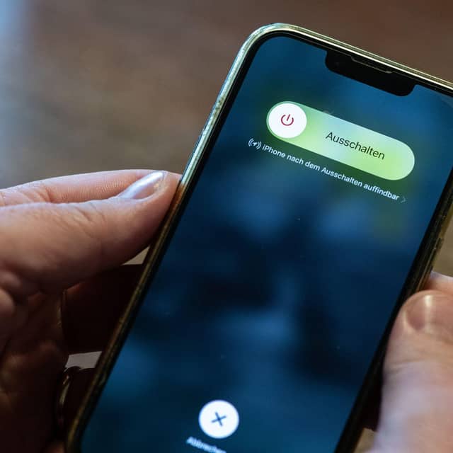 iPhone ausschalten